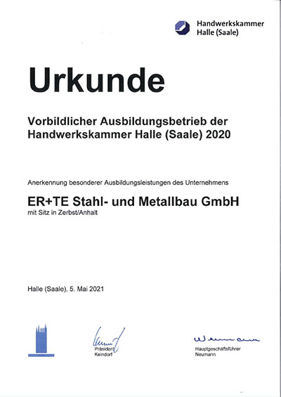 Urkunde-Vorbildlicher-Ausbildungsbetrieb-2020